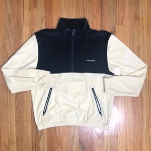 Carhartt velour half zip up